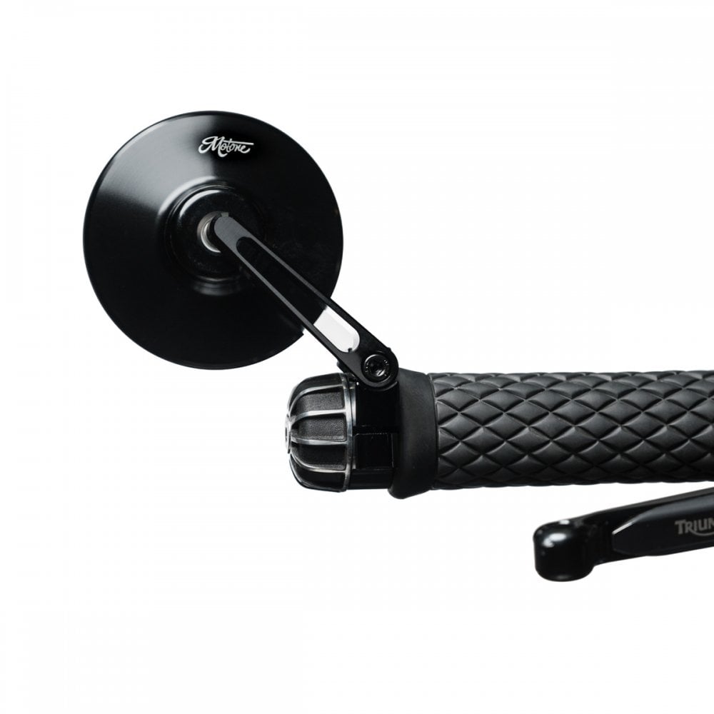 Motone TURISMO Billet Bar End Mirror PAIR - TYPE S (80mm)