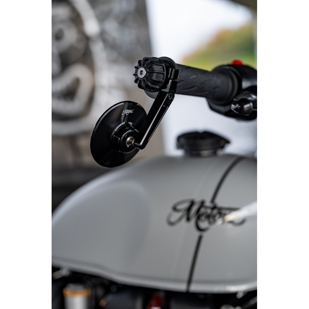Motone TURISMO Billet Bar End Mirror PAIR - TYPE S (80mm)