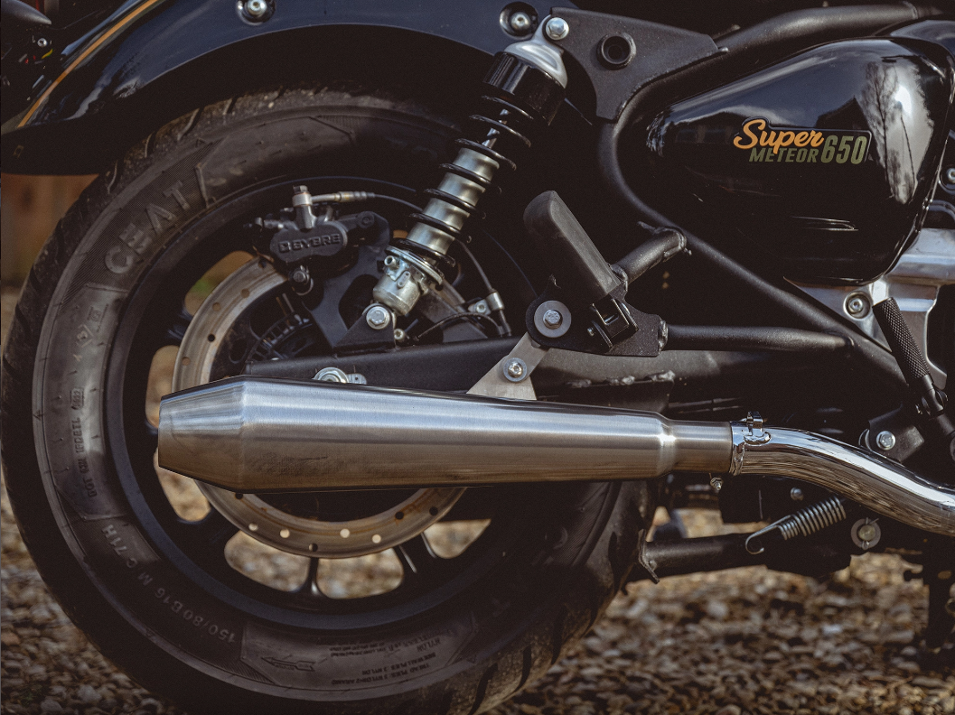 TEC Bike Cannon Slip-On Exhaust Royal Enfield Super Meteor 650
