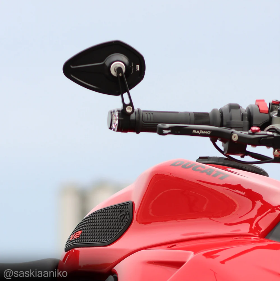 Motogadget, Mo.view, Mo.view sport, Dark, Tinted, Barend, Bar end, Indicator, Custom, Cafe racer, Scrambler, Rizoma, Kellermann, Deus, Deus Customs, Mirror, Motorcycle, motorbike, bike, Cycle, Harley, Yamaha, Suzuki, kawasaki, honda, ducati