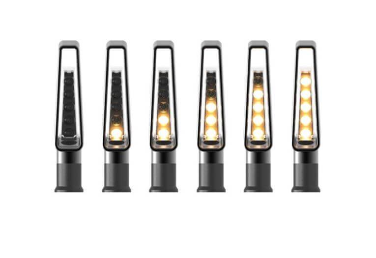 Rizoma Vision Sequential Indicator Black