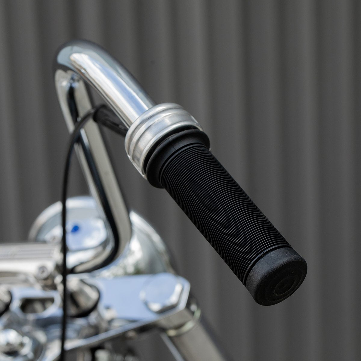Biltwell, Black, Kung-fu Grip, Motorcycle Grip, 7/8", 1"