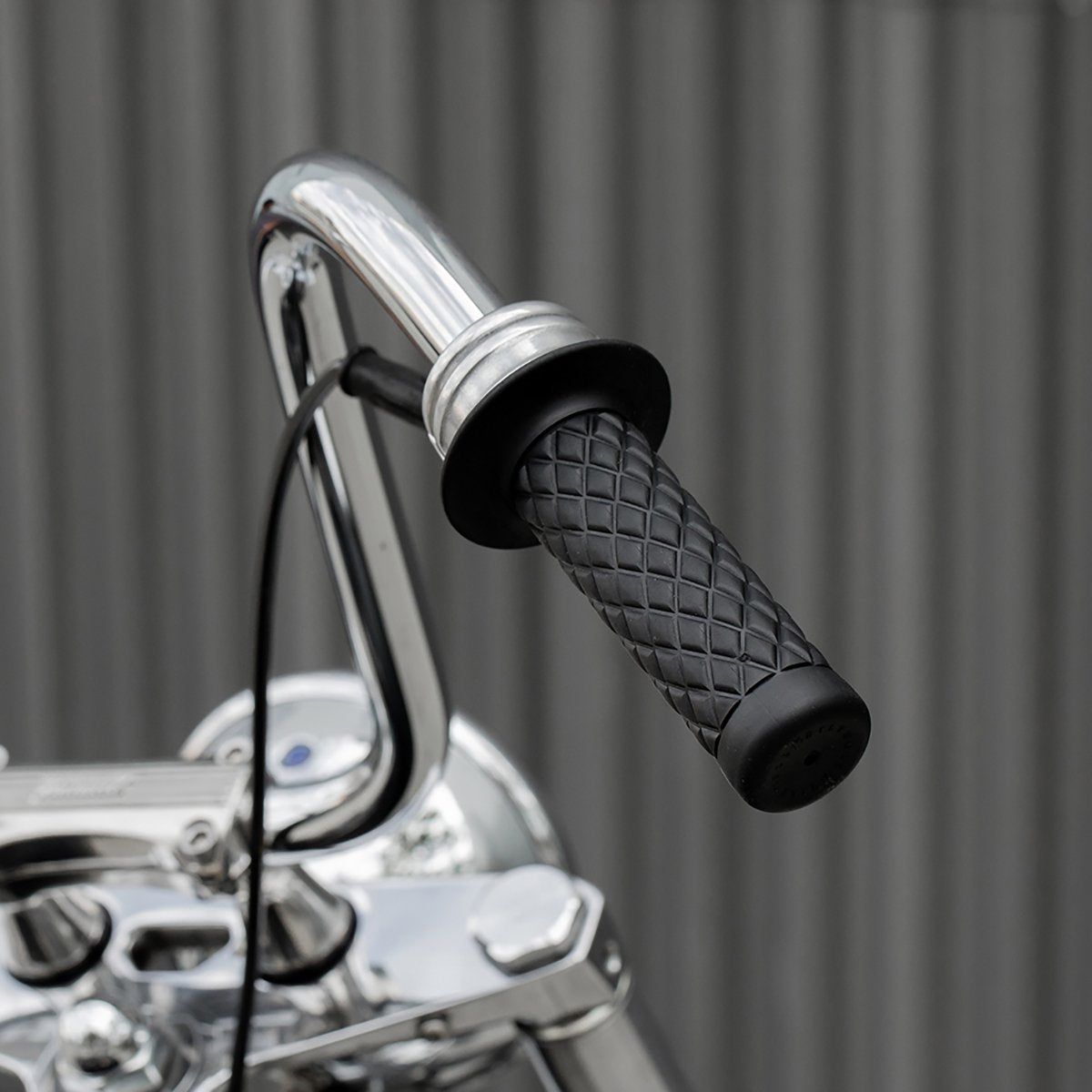 Biltwell, Black, Thruster Grip, Motorcycle Grip, 7/8", 1