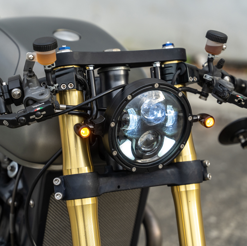 Purpose Built Moto Flashpoint Headlight 5.75" Black