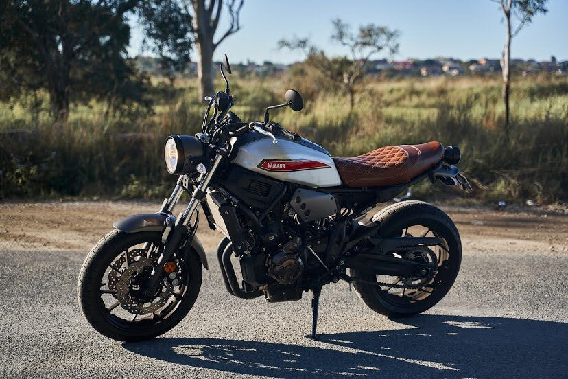 Kelpi Custom Moto Simpson Seat Cover Tan Yamaha XSR700