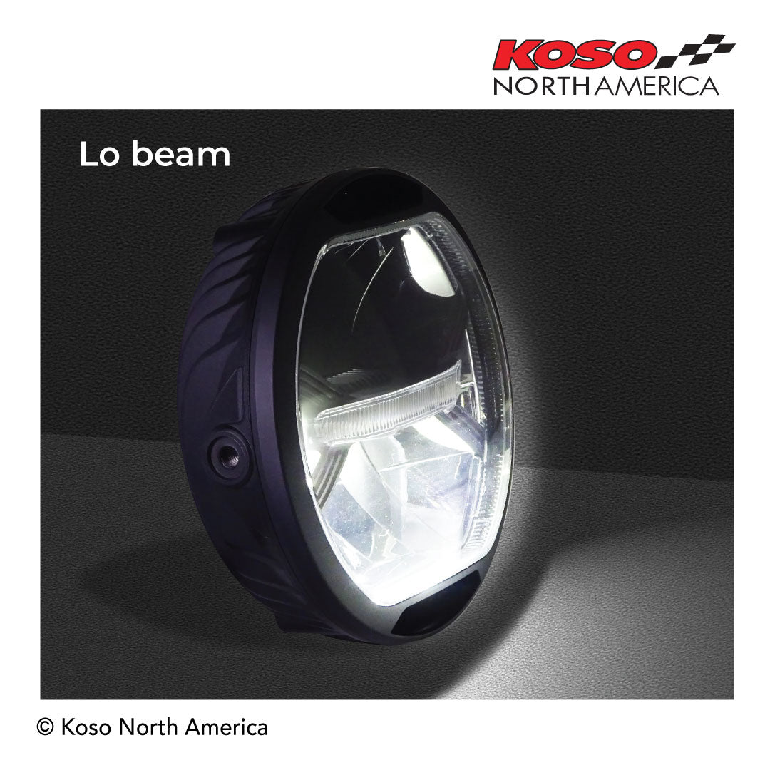 KOSO Thunderbolt LED Headlight 6.5"