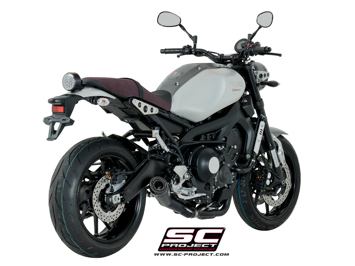 SC Project Conic Exhaust Black Yamaha XSR900 2016-2021