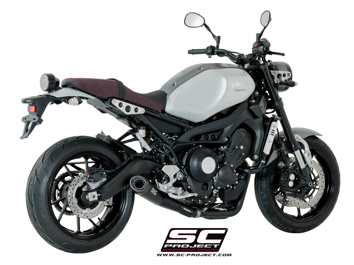 SC Project Conic Exhaust Black Yamaha XSR900 2016-2021