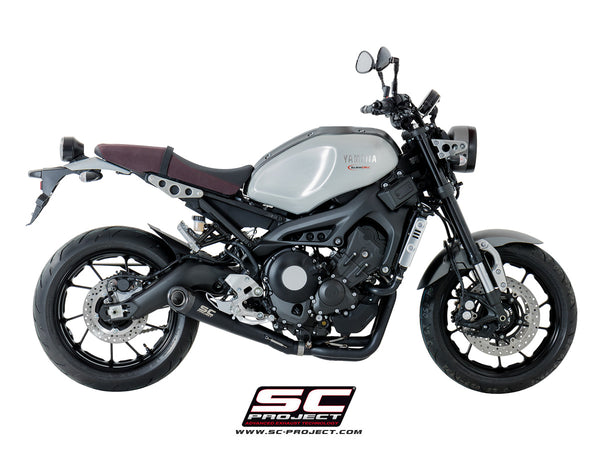 SC Project Conic Exhaust Black Yamaha XSR900 2016-2021