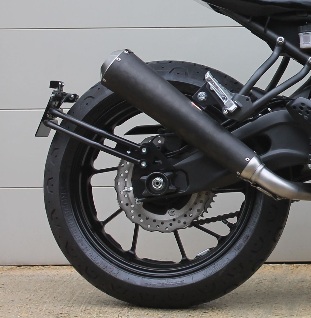 S2 Concepts Swing Arm License Plate Holder XSR700