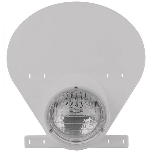Preston Petty Headlight & Number Plate White