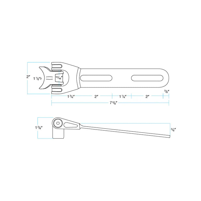 CHROMOLY SEAT HINGE BLACK