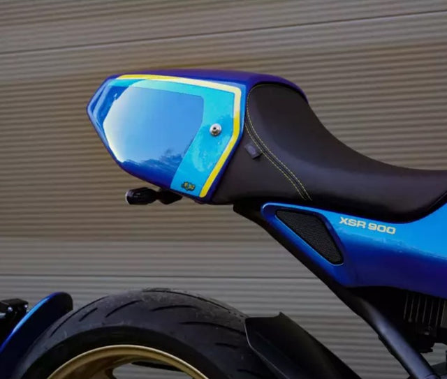 Cafe Racer, Seat, Yamaha, Cafe Cowl, Cowl, Yamaha XSR900, XSR900, Blue, Seat, Cover.