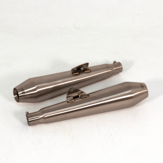 TEC Cannon Slip-On Exhaust Royal Enfield Interceptor And Continental 650