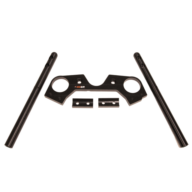 W34AY.003, Clip On, Clip On Handlebar, yamaha, Yamaha XSR900, XSR900 2022, Cafe Racer. Custom, Bars, Top Clamp