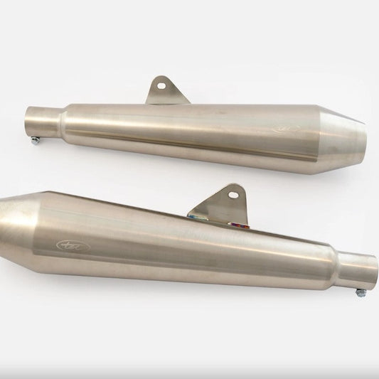 TEC Cannon Slip-On Exhaust Royal Enfield Interceptor And Continental 650