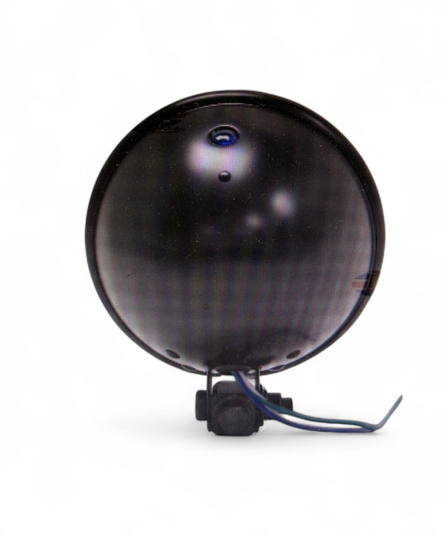Bates Style Headlight BLACK 5.75"
