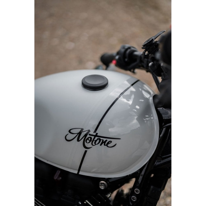 Motone JETSON Dished Low Profile Fuel Gas Cap - Black