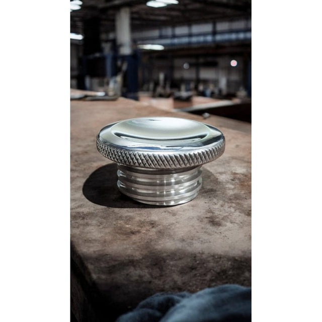 Motone JETSON Dished Low Profile Fuel Gas Cap - POLISHED -