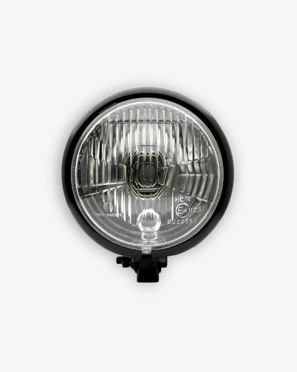 Bates Style Headlight BLACK 5.75"