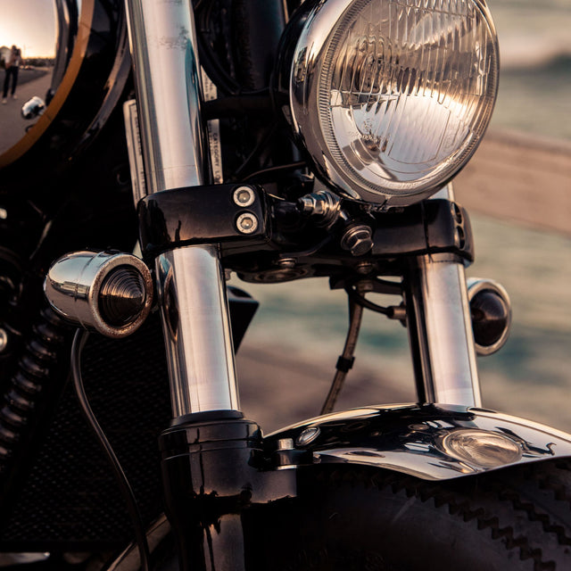 Bates Style Headlight Bracket Royal Enfield 650 Twin