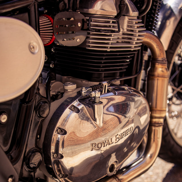 Baak Aluminium Intake Covers Royal Enfield 650 - Black
