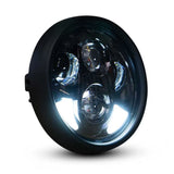 Purpose Built Moto Flash Point Classic Headlight 5.75" Black