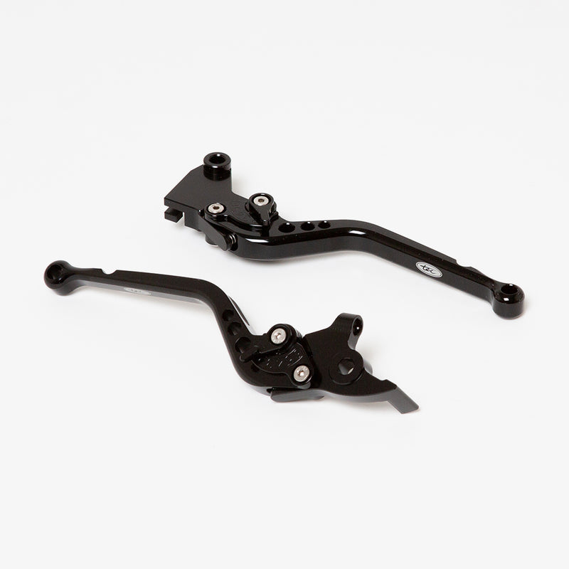 Brake And Clutch Lever Kit CNC Black - Triumph Water-Cooled Models