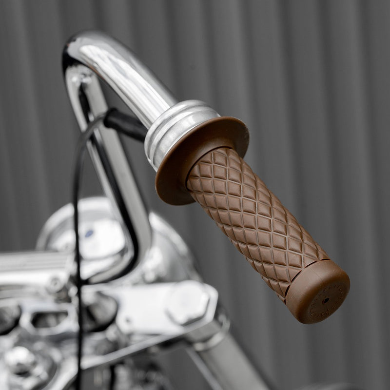 Biltwell, Chocolate, Brown, Thruster Grip, Motorcycle Grip, 7/8", 1