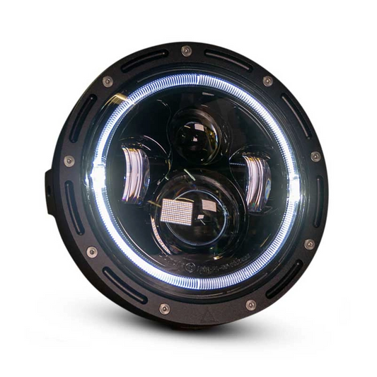 Purpose Built Moto Flashpoint Headlight 7" Black