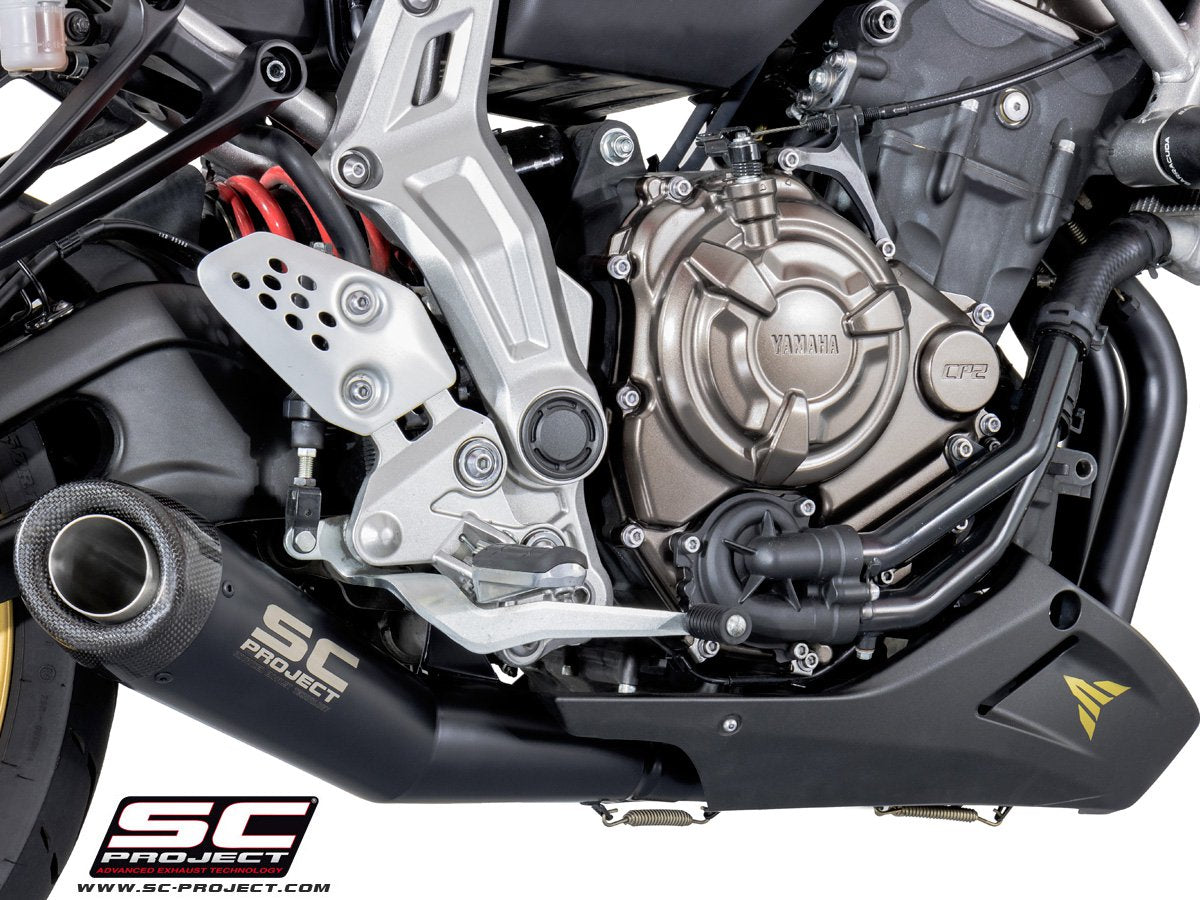 SC Project Exhaust Conic Black Yamaha XSR700