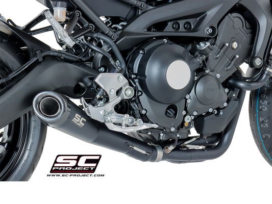 SC Project Conic Exhaust Black Yamaha XSR900 2016-2021